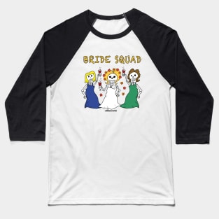 Skeleton Wedding WITHOUT white outline Baseball T-Shirt